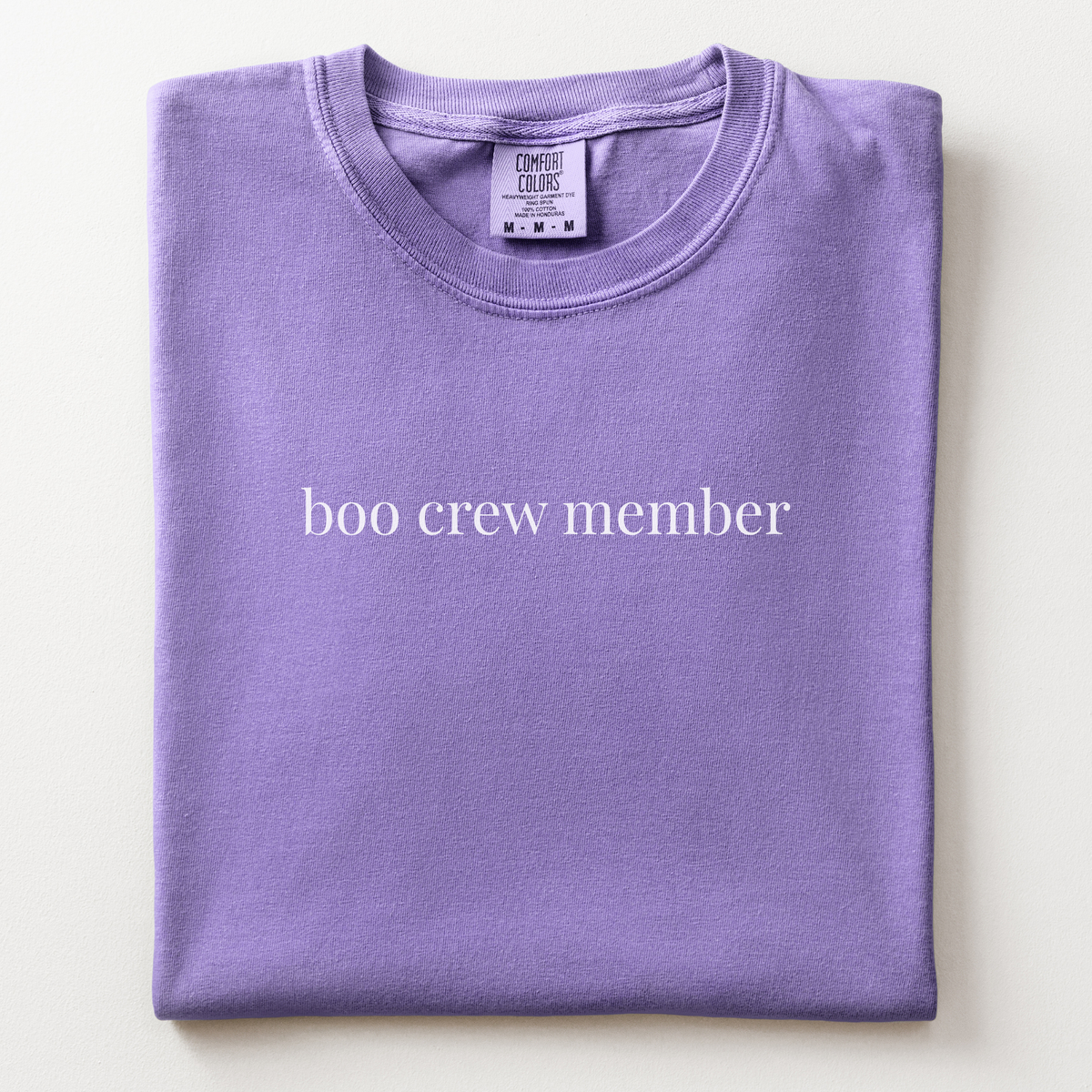 boo crew member comfort tee