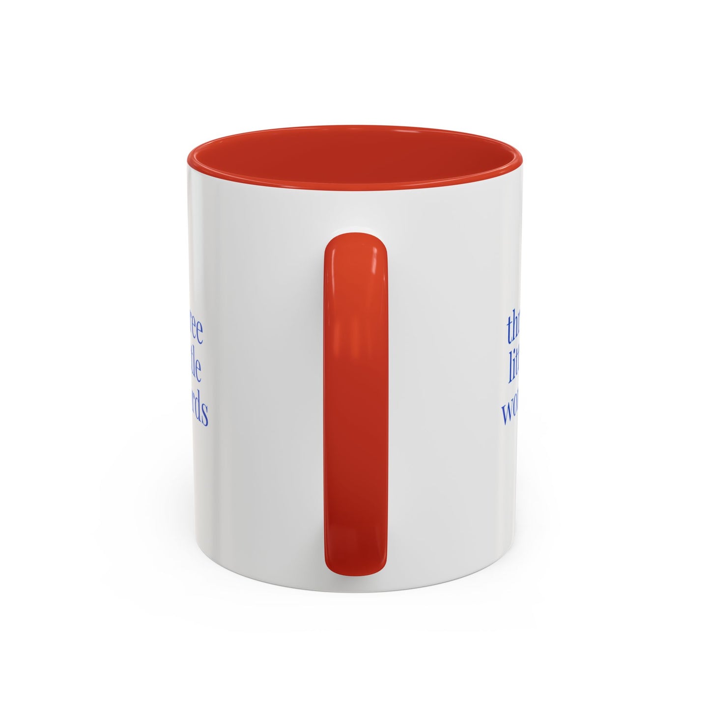 Red Accent Coffee Mug 15 oz Template