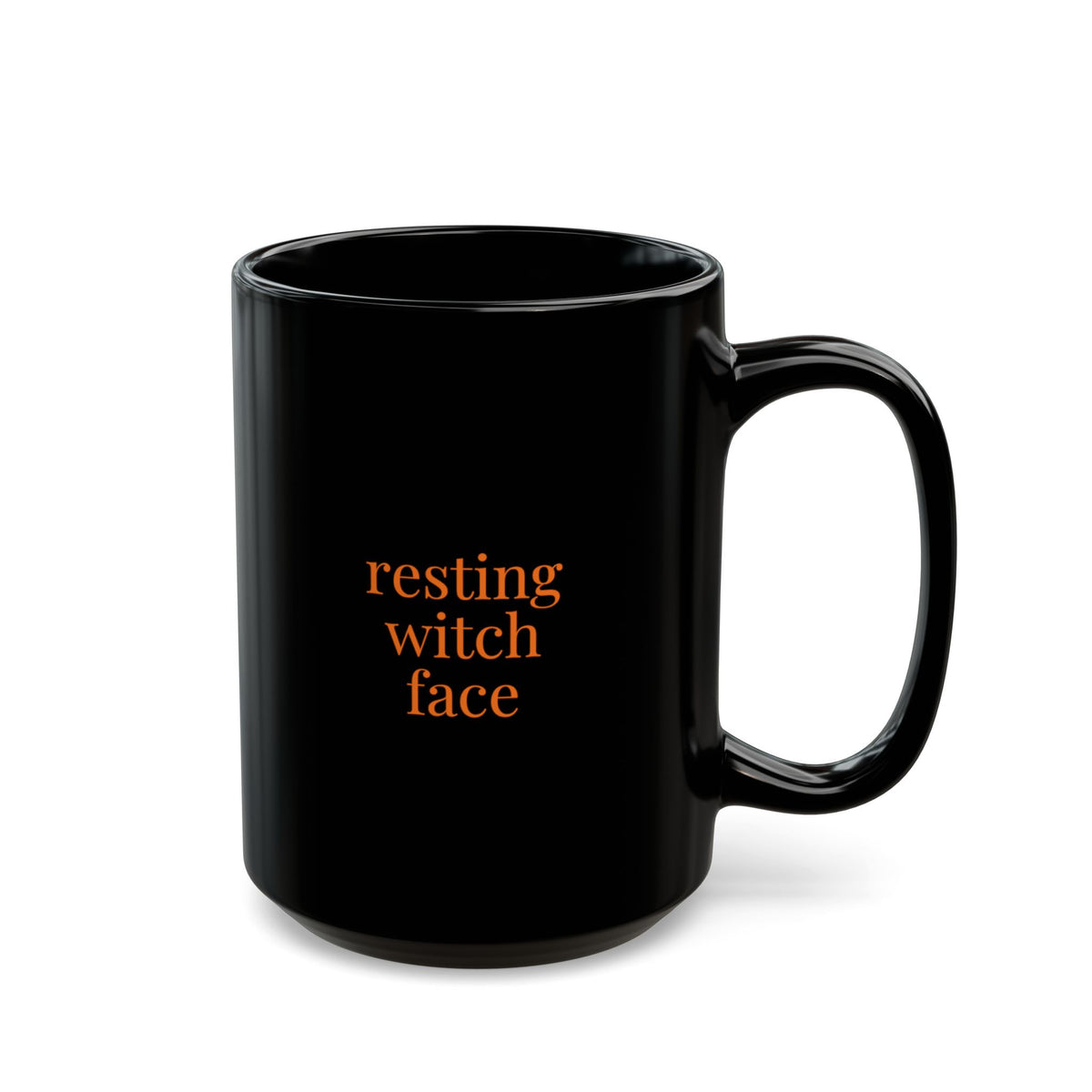 resting witch face 15 oz mug
