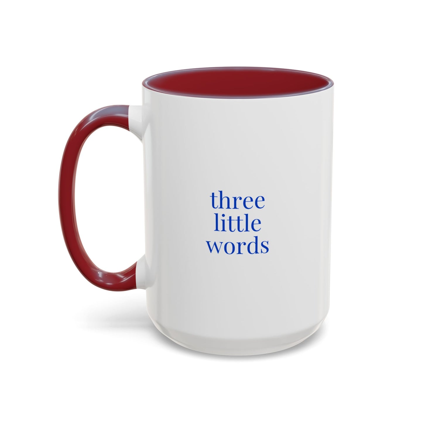 Red Accent Coffee Mug 15 oz Template