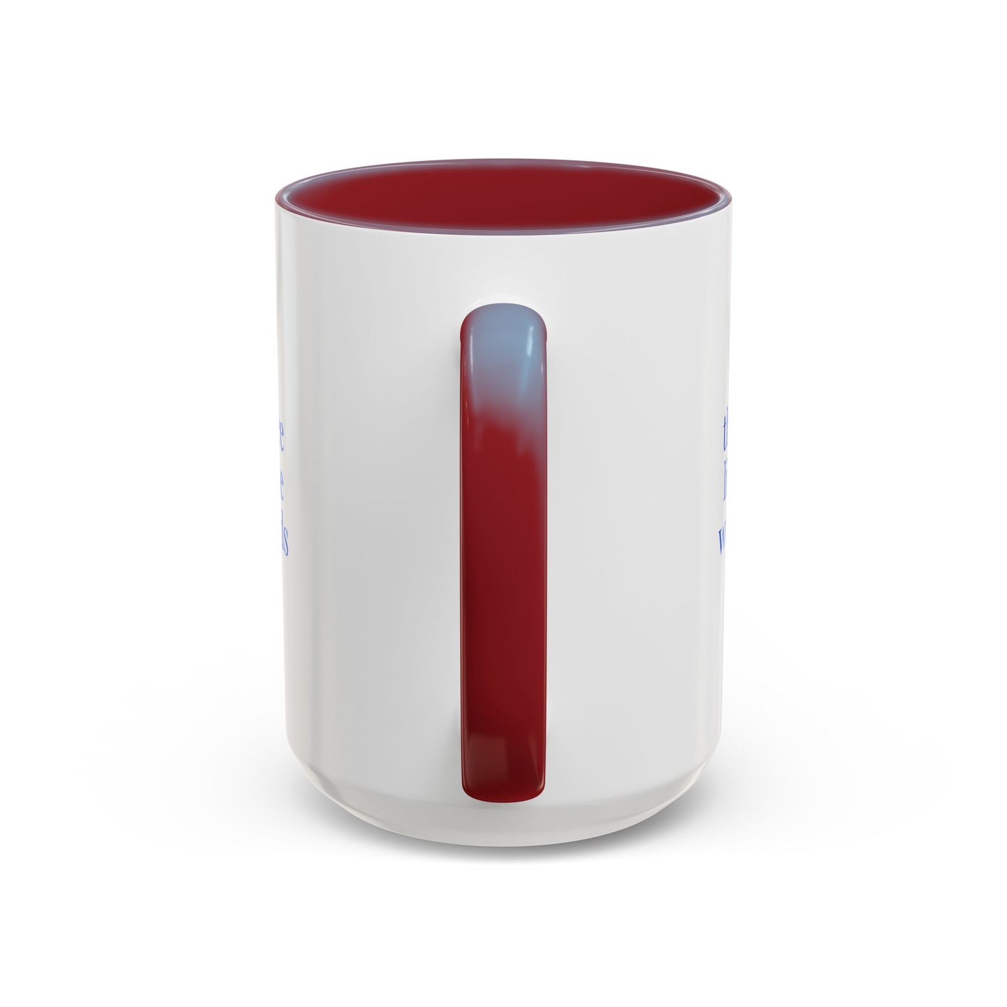 Red Accent Coffee Mug 15 oz Template