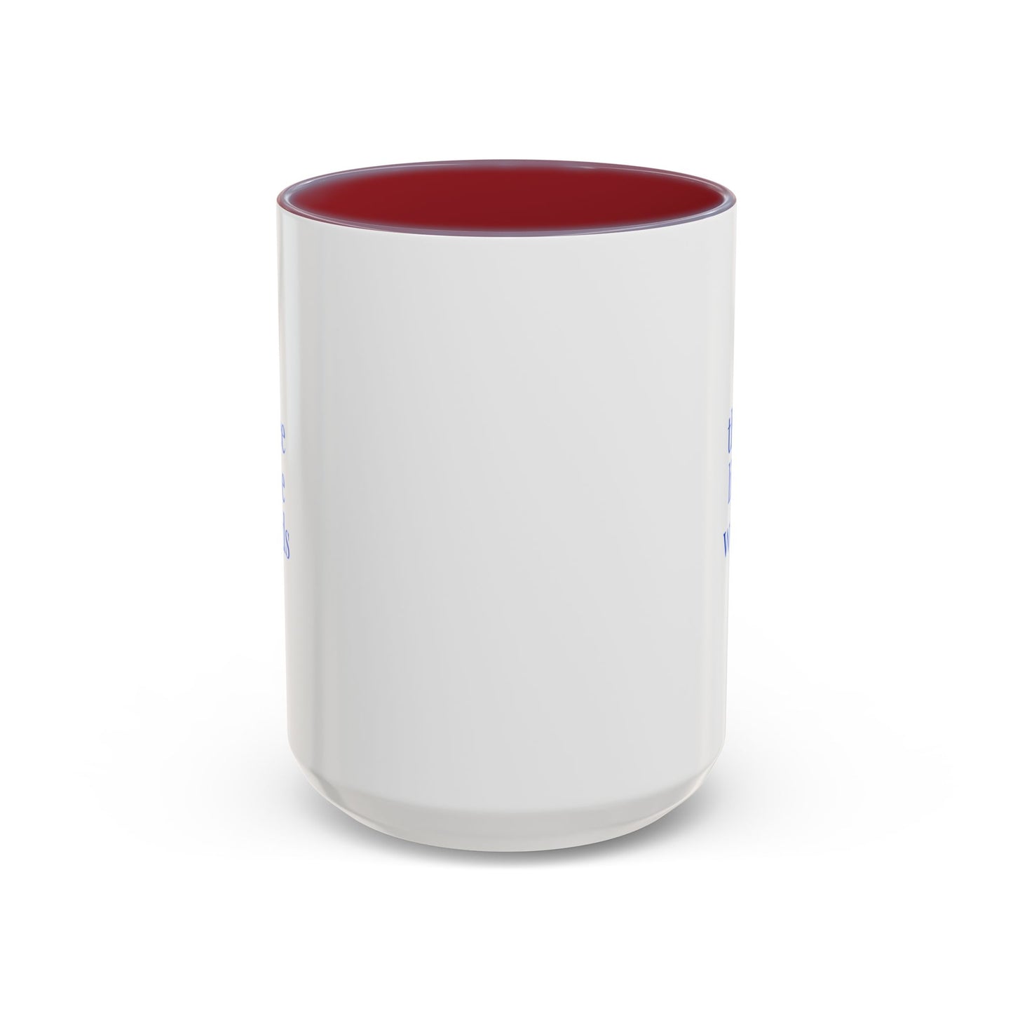 Red Accent Coffee Mug 15 oz Template