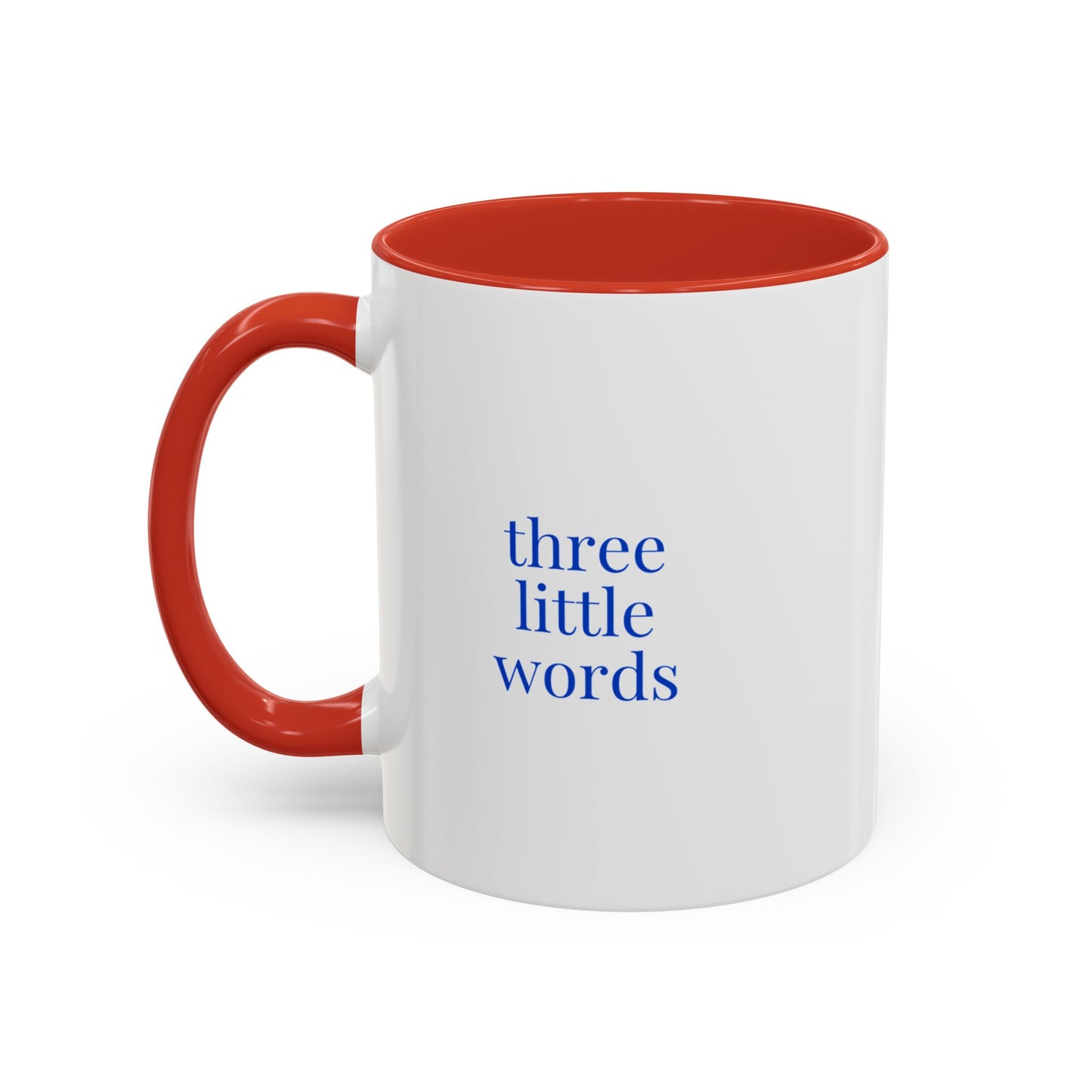 Red Accent Coffee Mug 15 oz Template