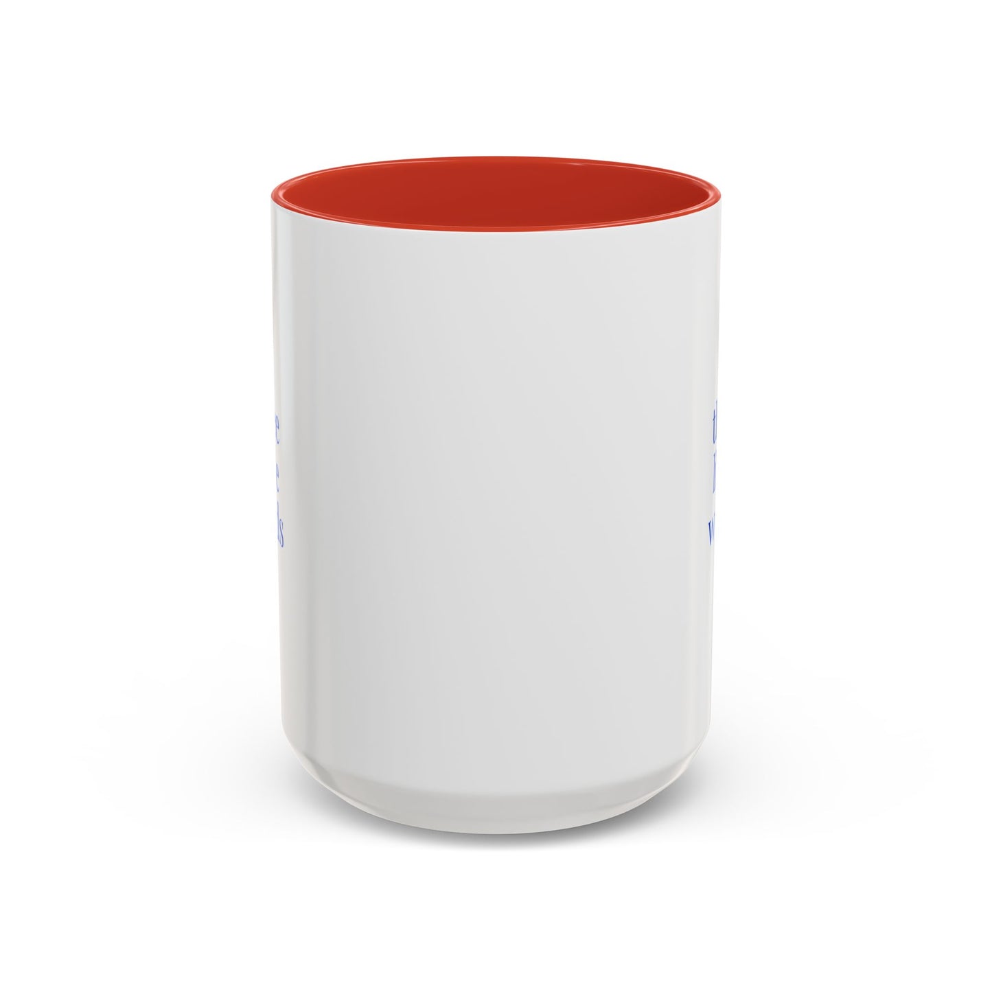 Red Accent Coffee Mug 15 oz Template
