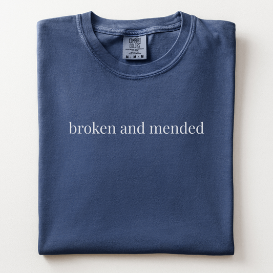 broken and mended comfort tee