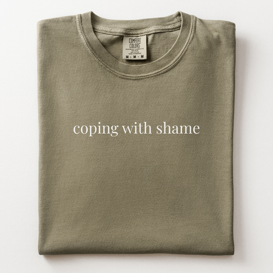 coping with shame comfort tee