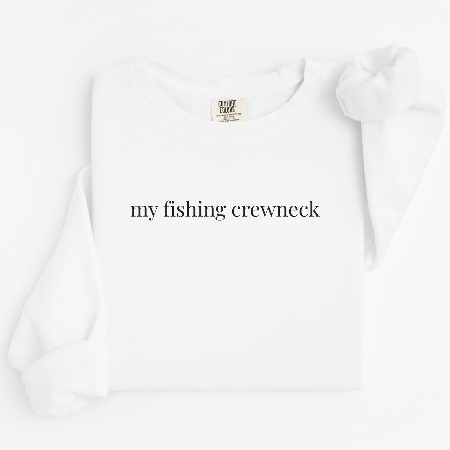 my fishing crewneck