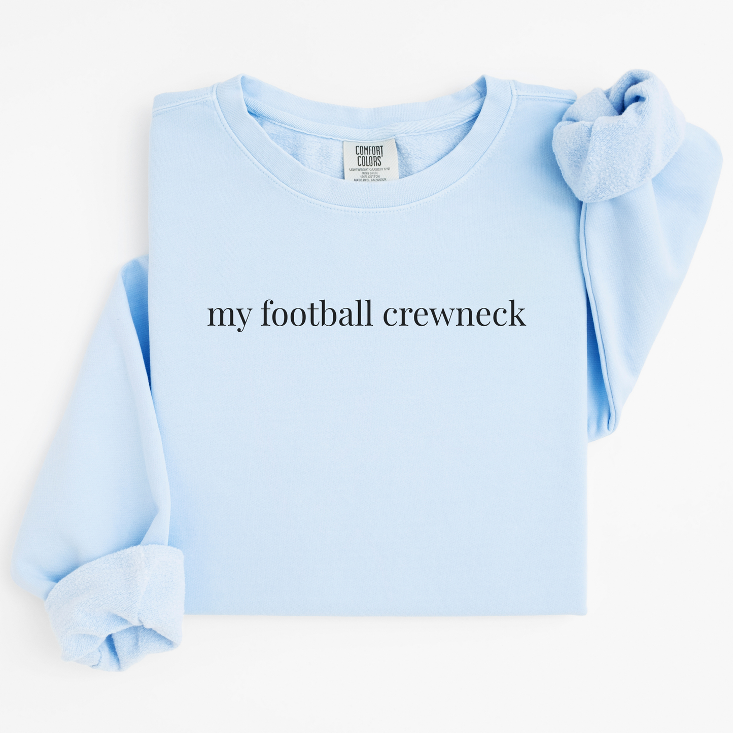 my football crewneck