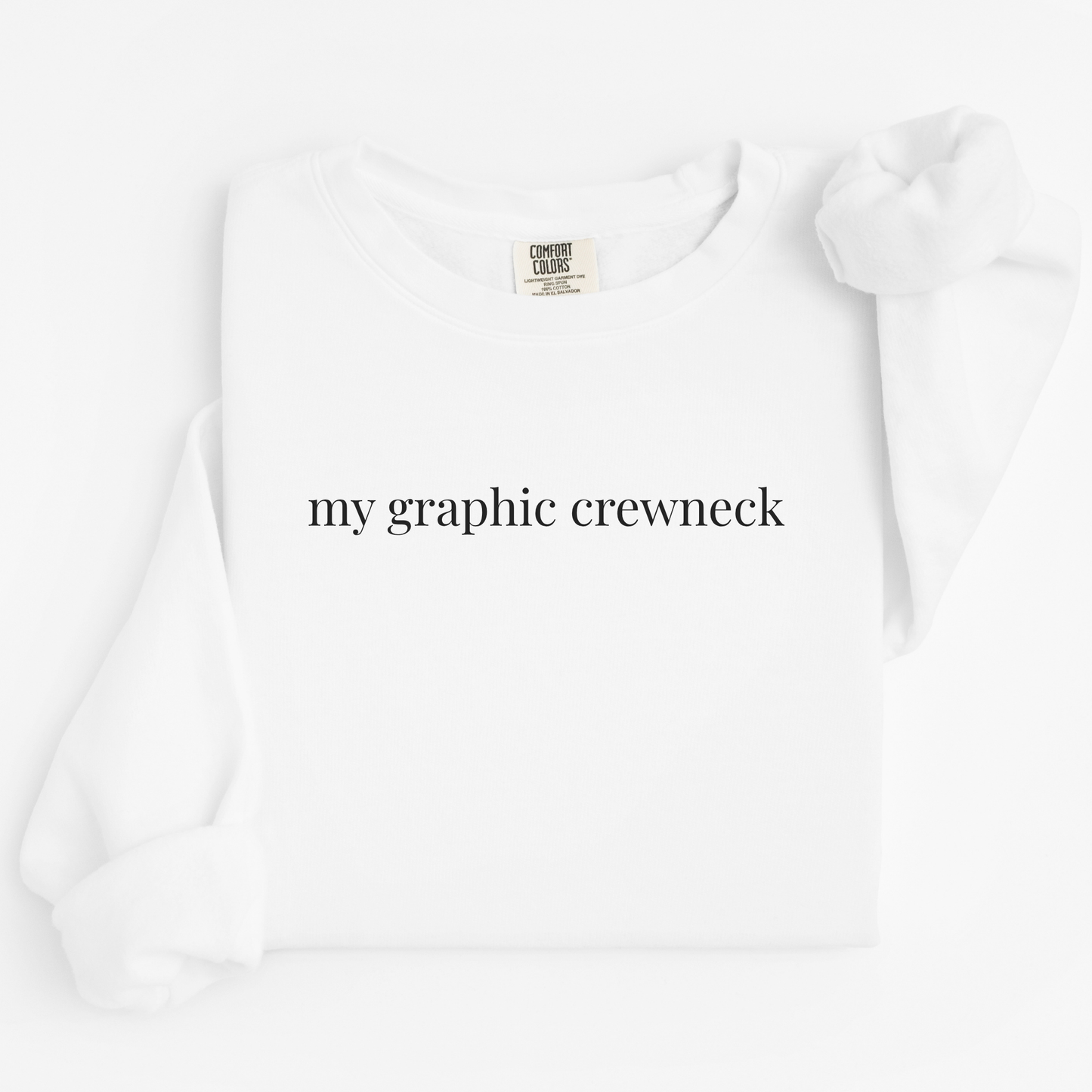 my graphic crewneck