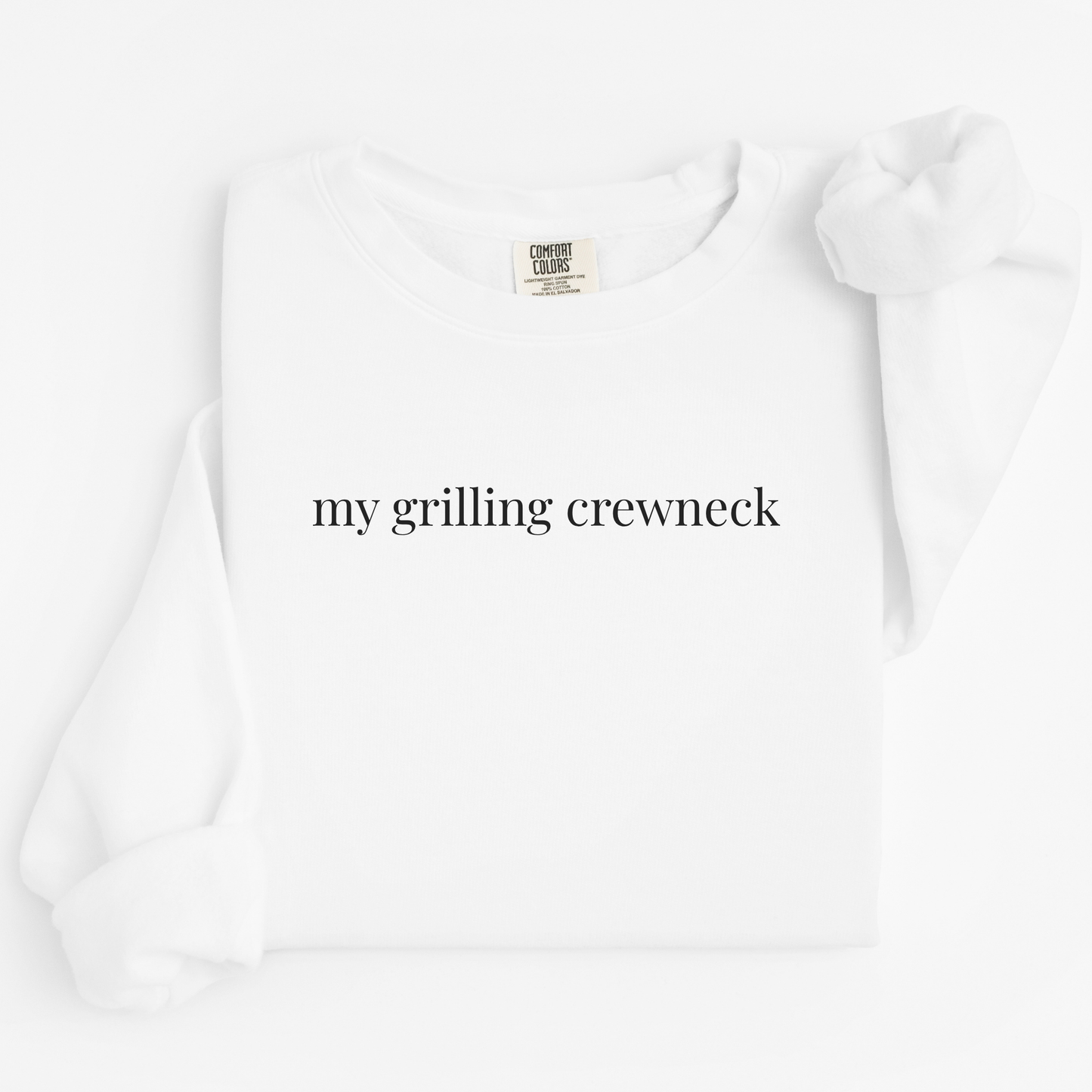 my grilling crewneck