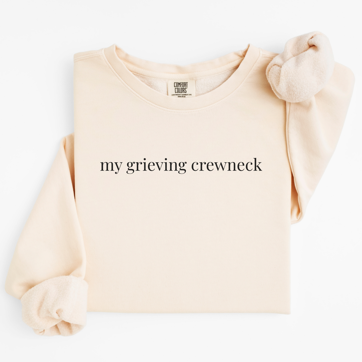 my grieving crewneck