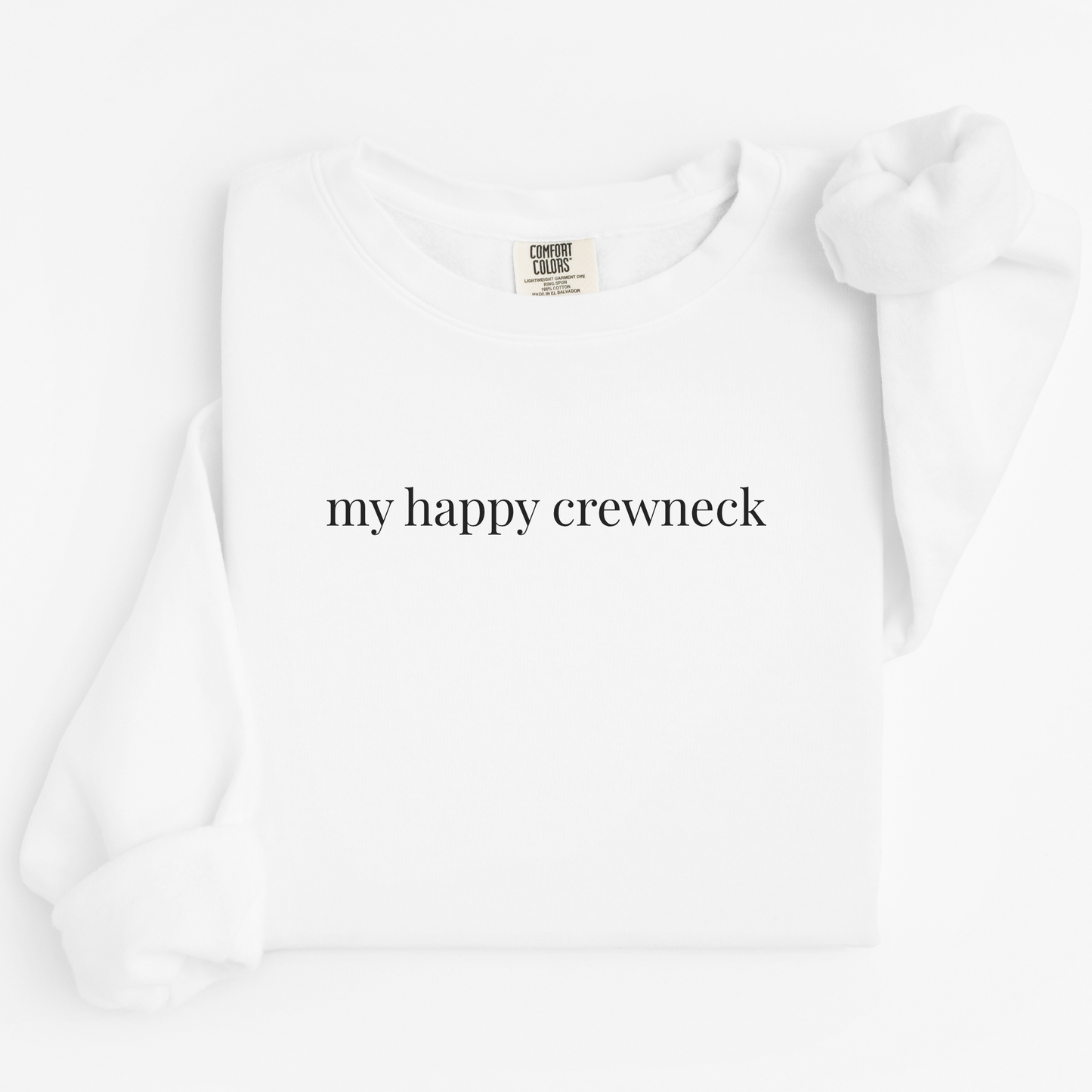 my happy crewneck