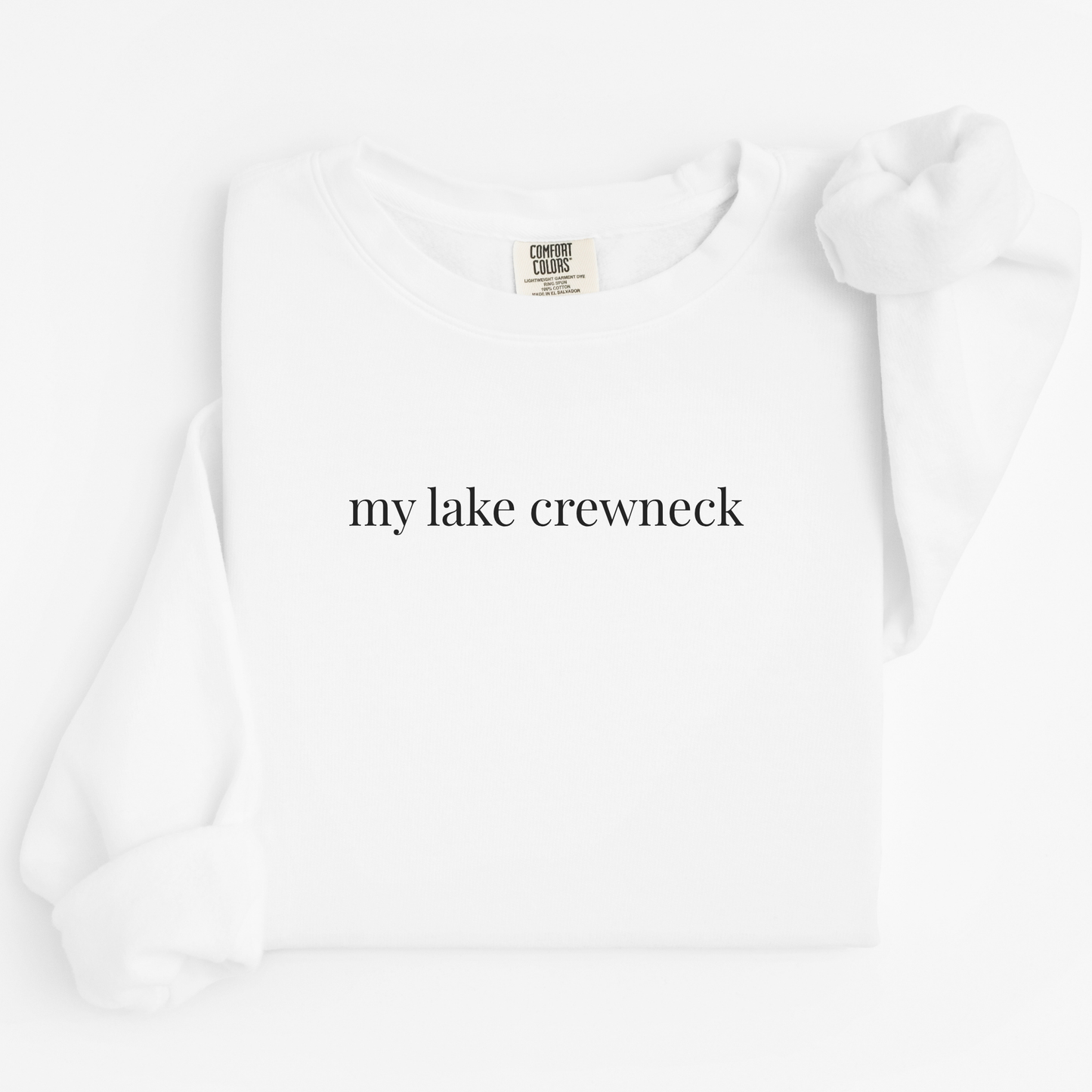 my lake crewneck