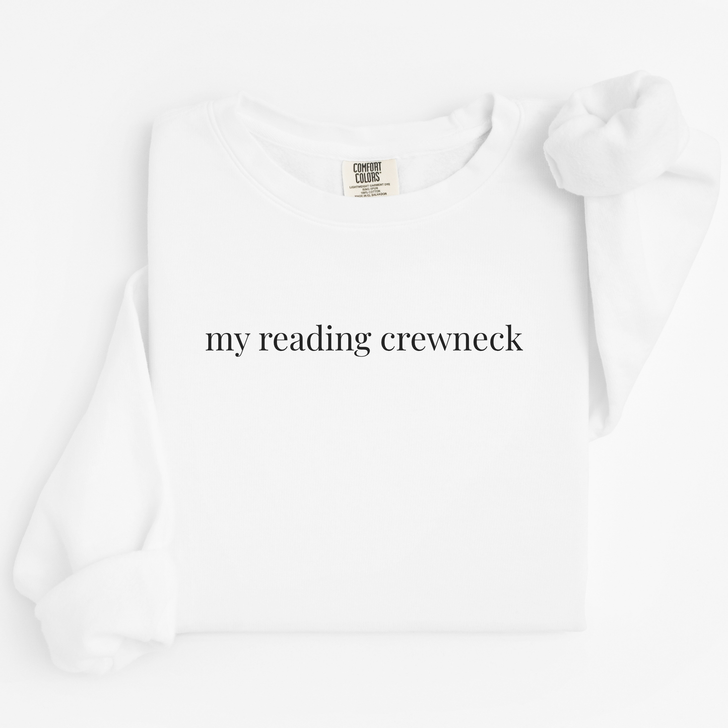 my reading crewneck