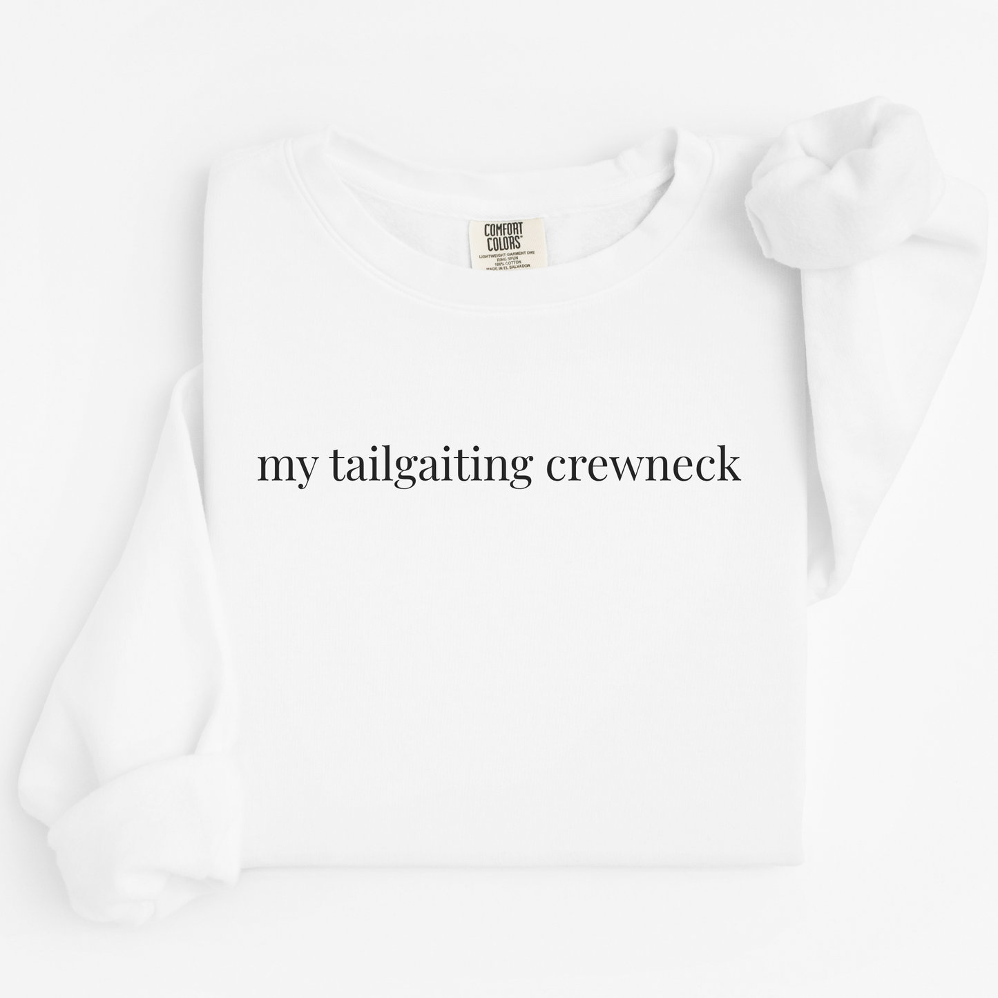 my tailgating crewneck