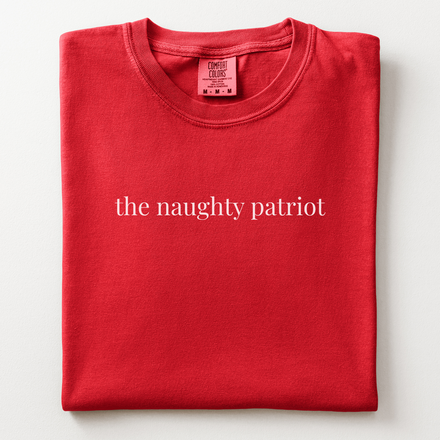 the naughty patriot comfort tee