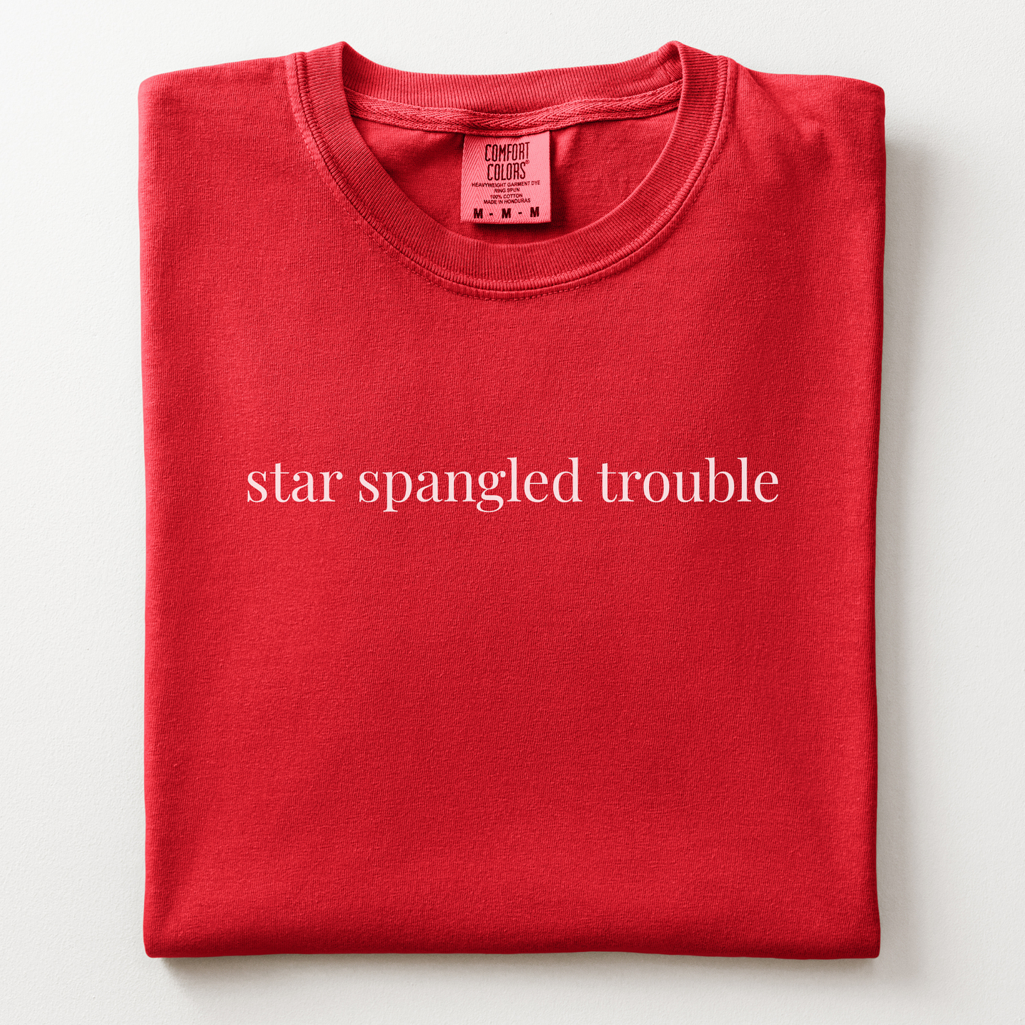 star spangled trouble comfort tee