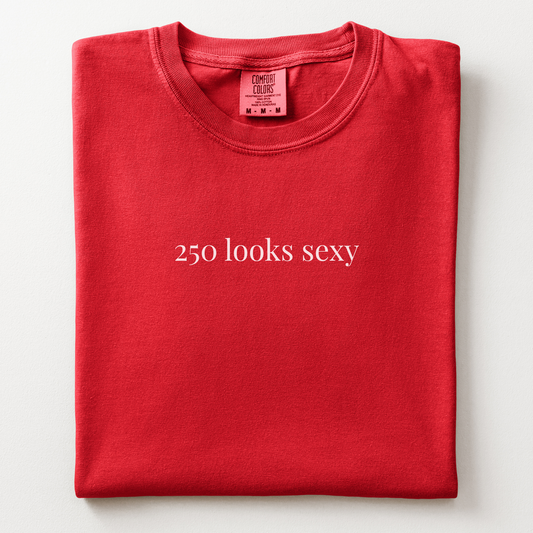 250 looks sexy comfort tee