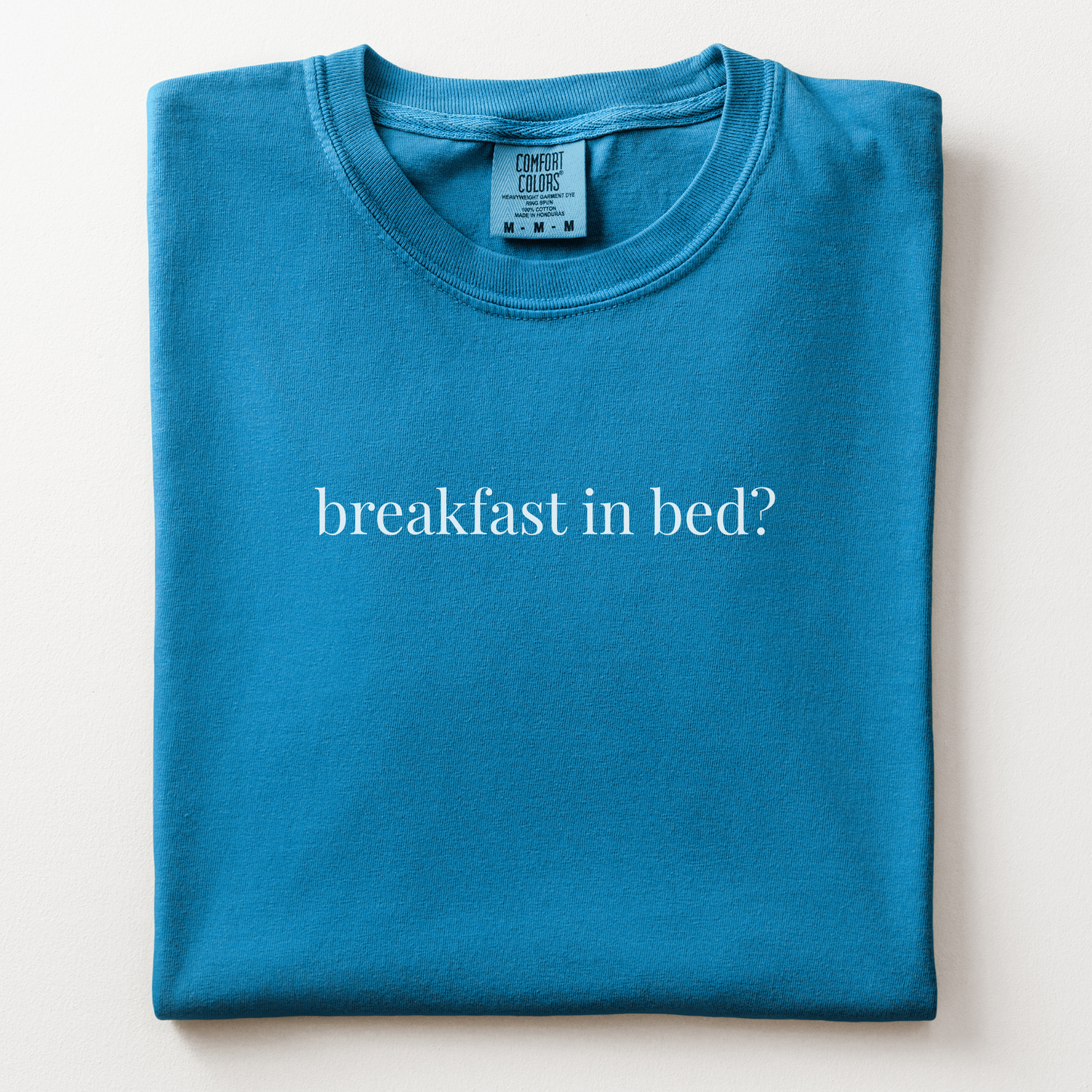 breakfast in bed comfort tee