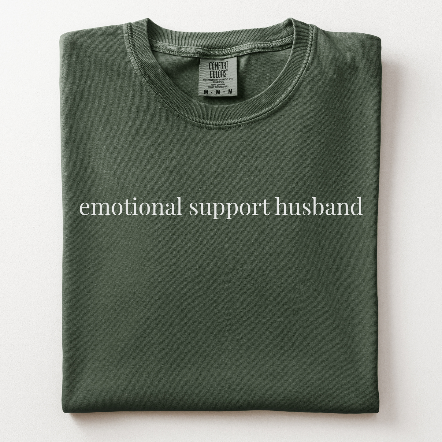 emotional support husband comfort tee