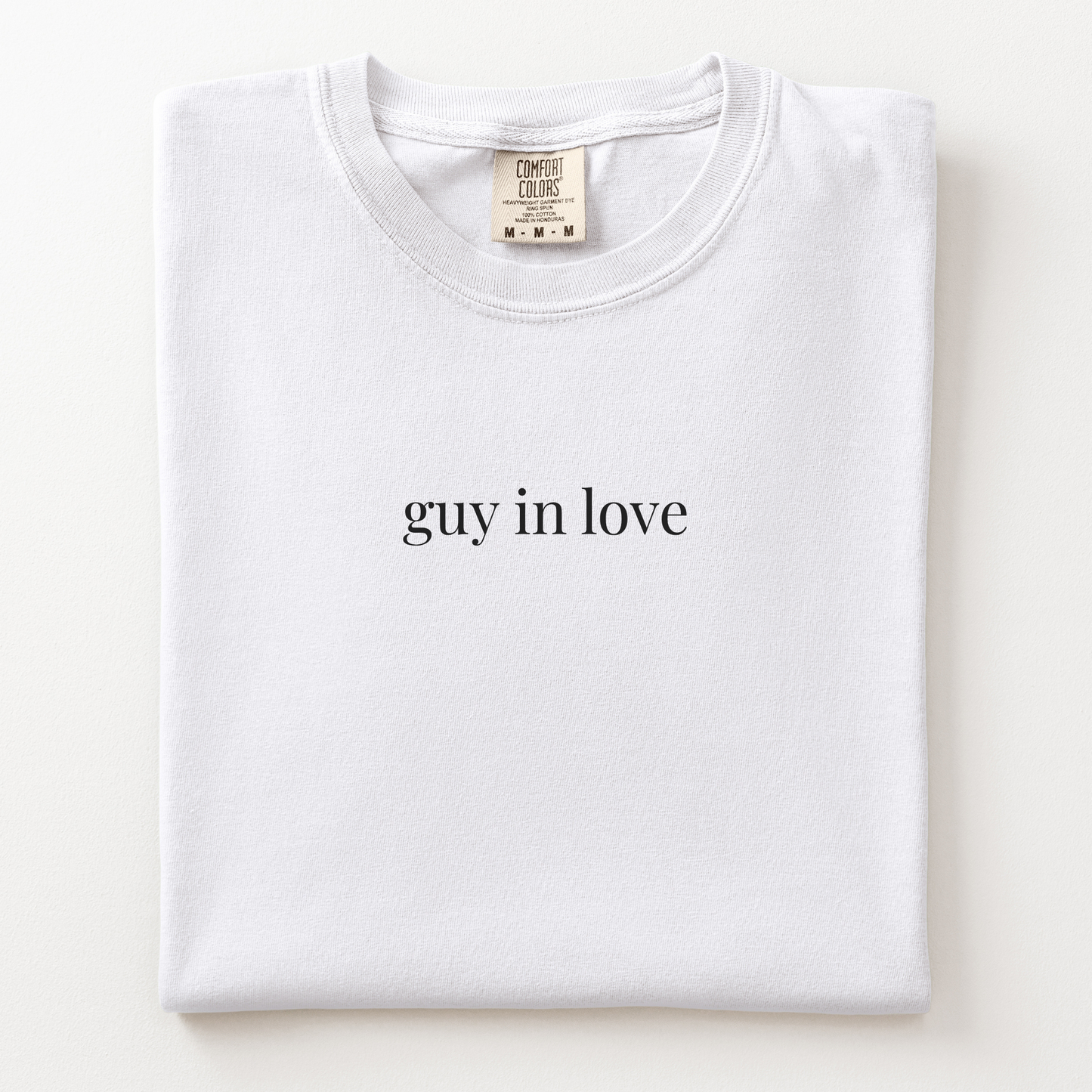 guy in love comfort tee