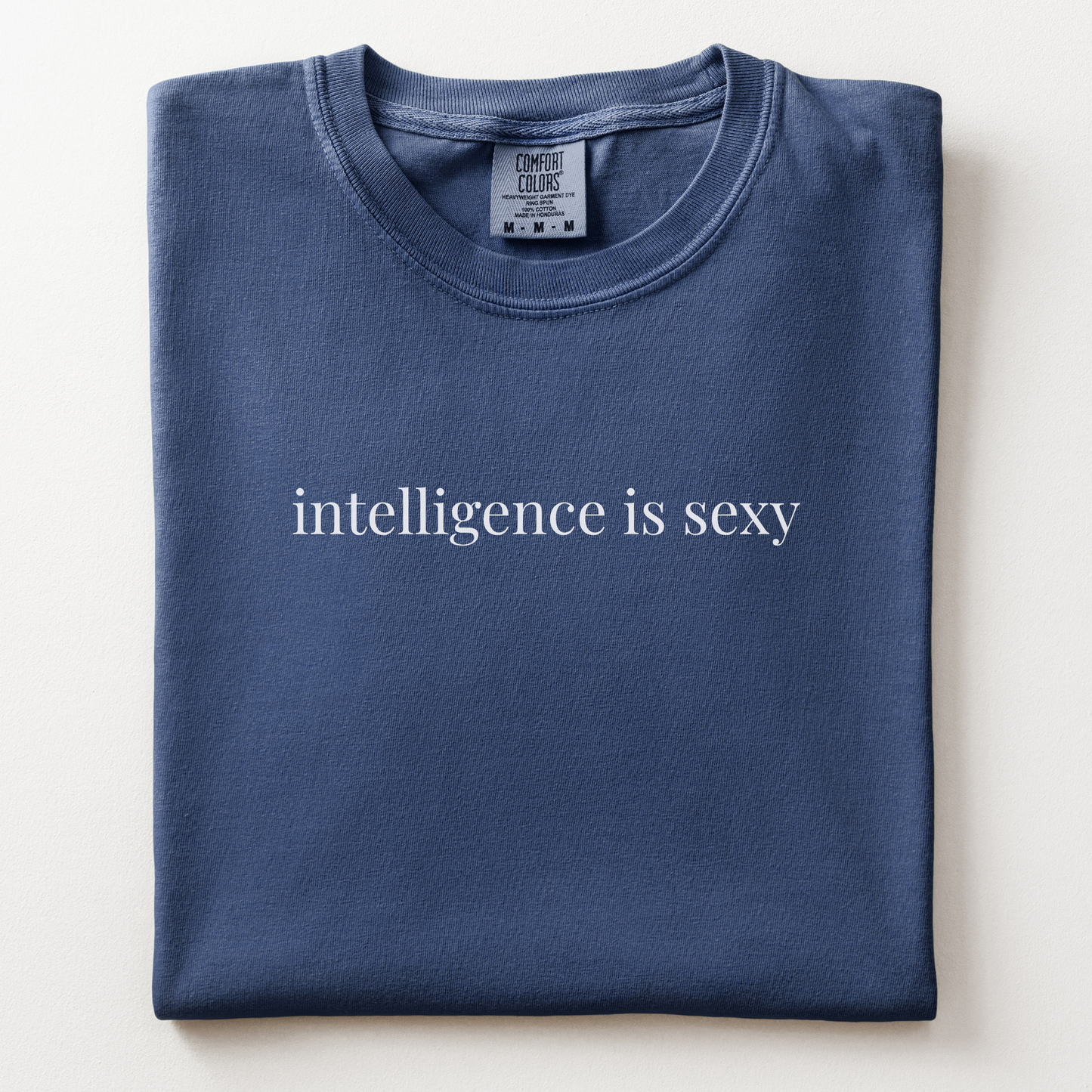 intelligence is sexy comfort tee