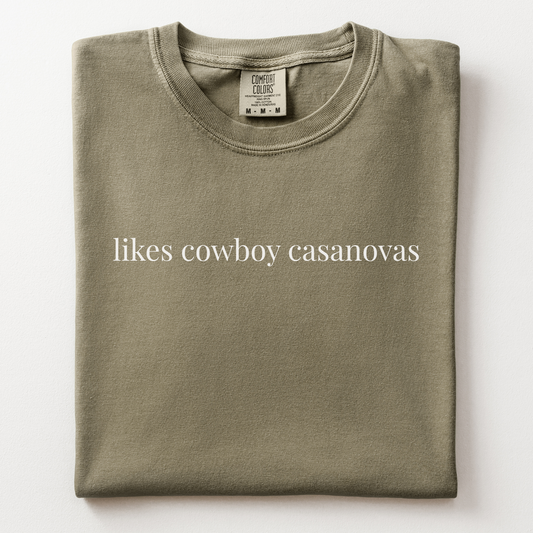 likes cowboy casanovas comfort tee