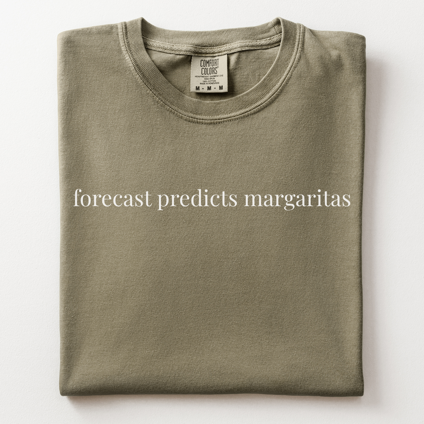forecast predicts margaritas comfort tee