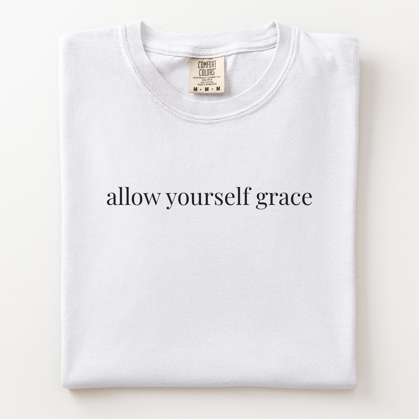 allow yourself grace comfort tee