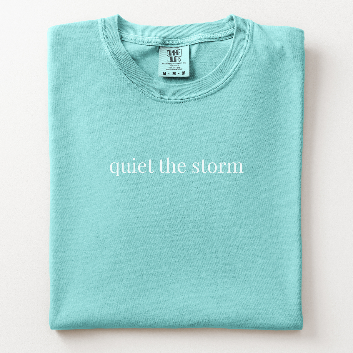 quiet the storm comfort tee