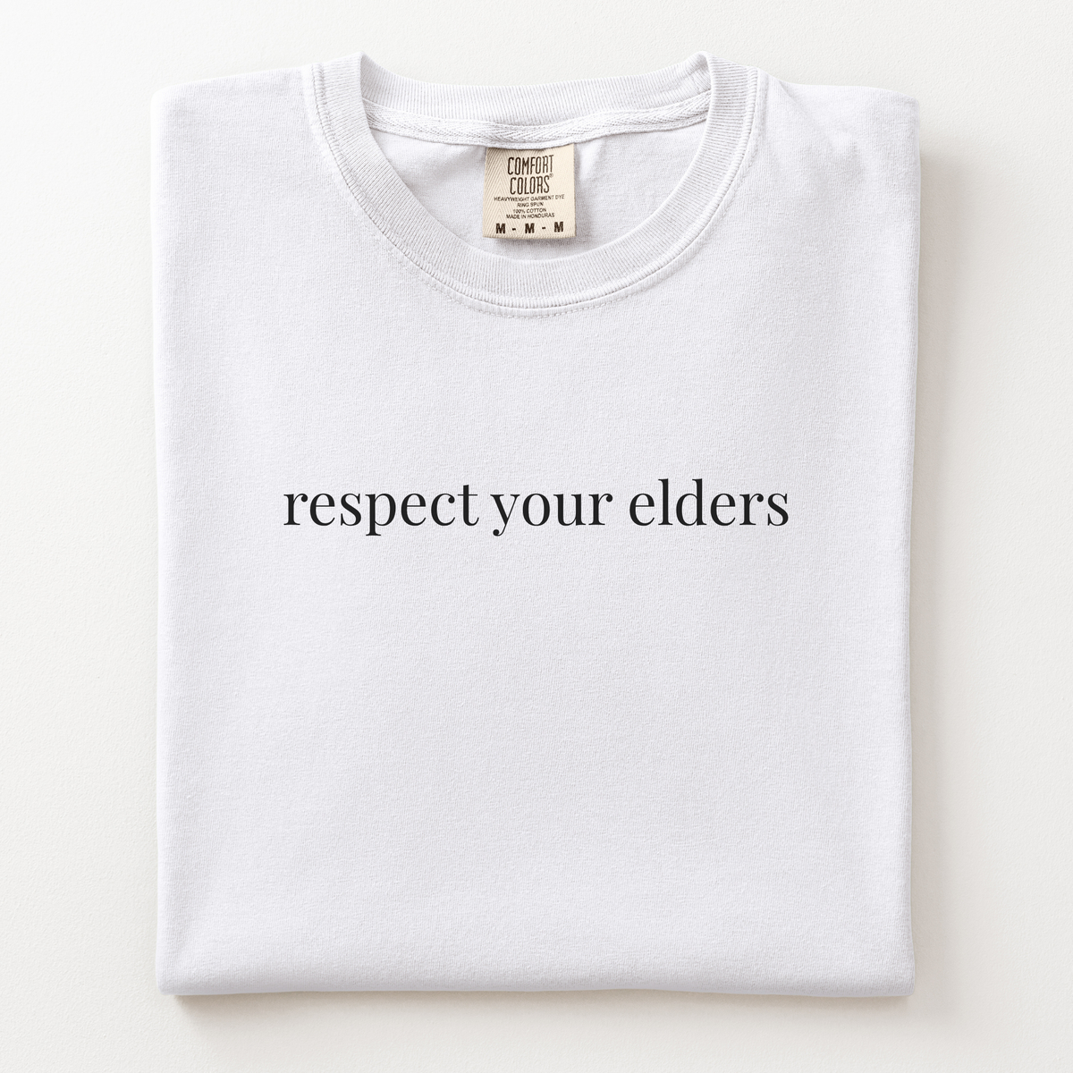 respect your elders comfort tee