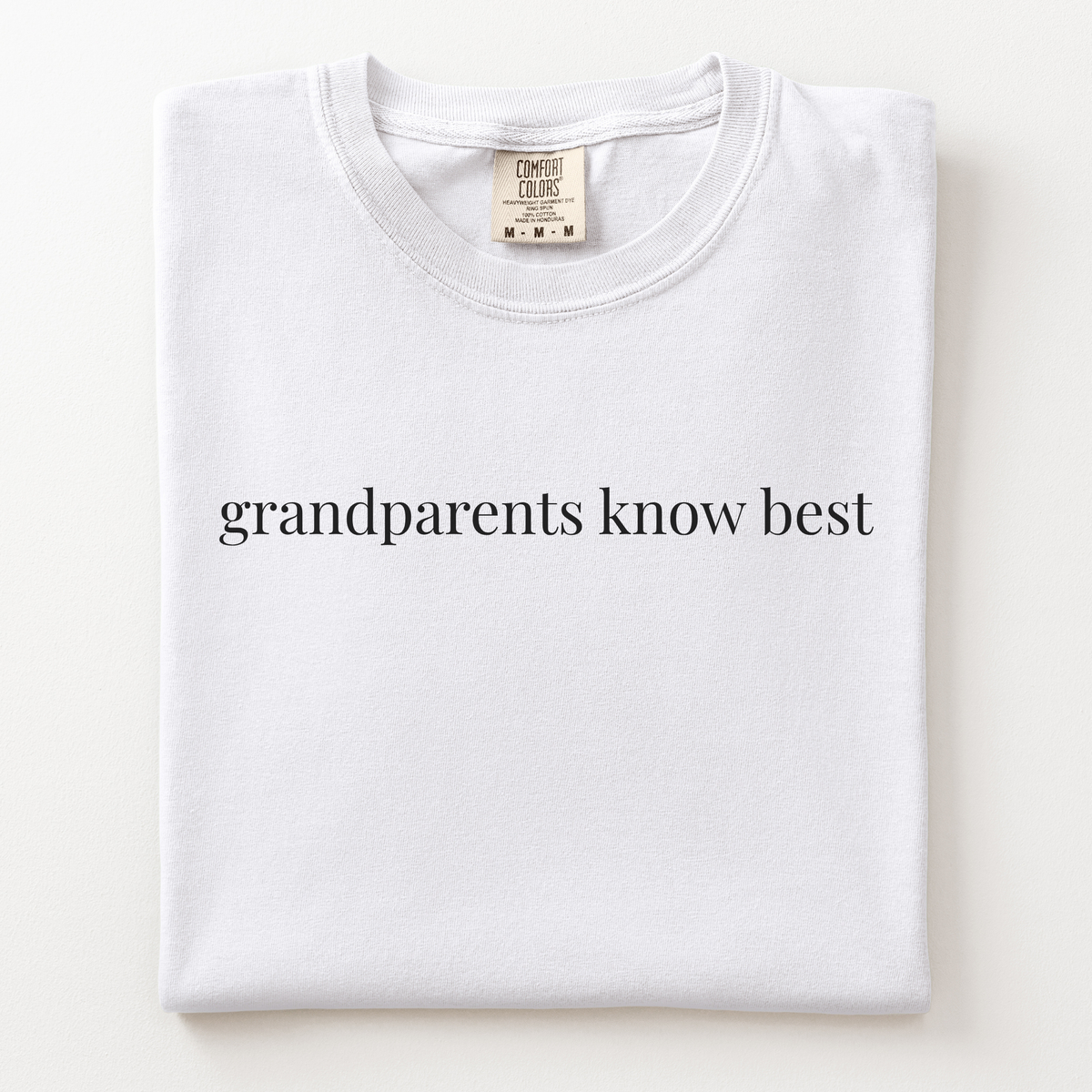 grandparents know best comfort tee