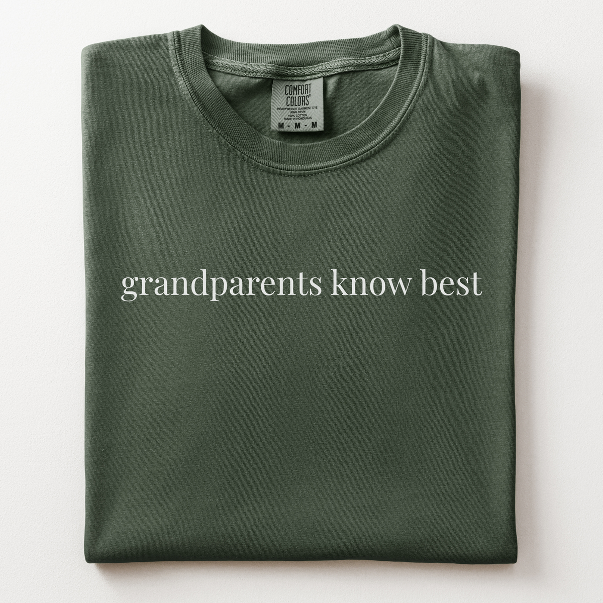 grandparents know best comfort tee