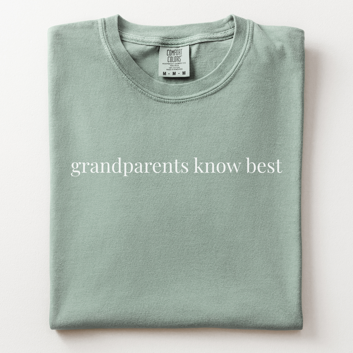 grandparents know best comfort tee