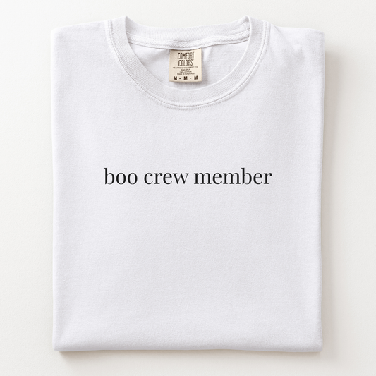 boo crew member comfort tee