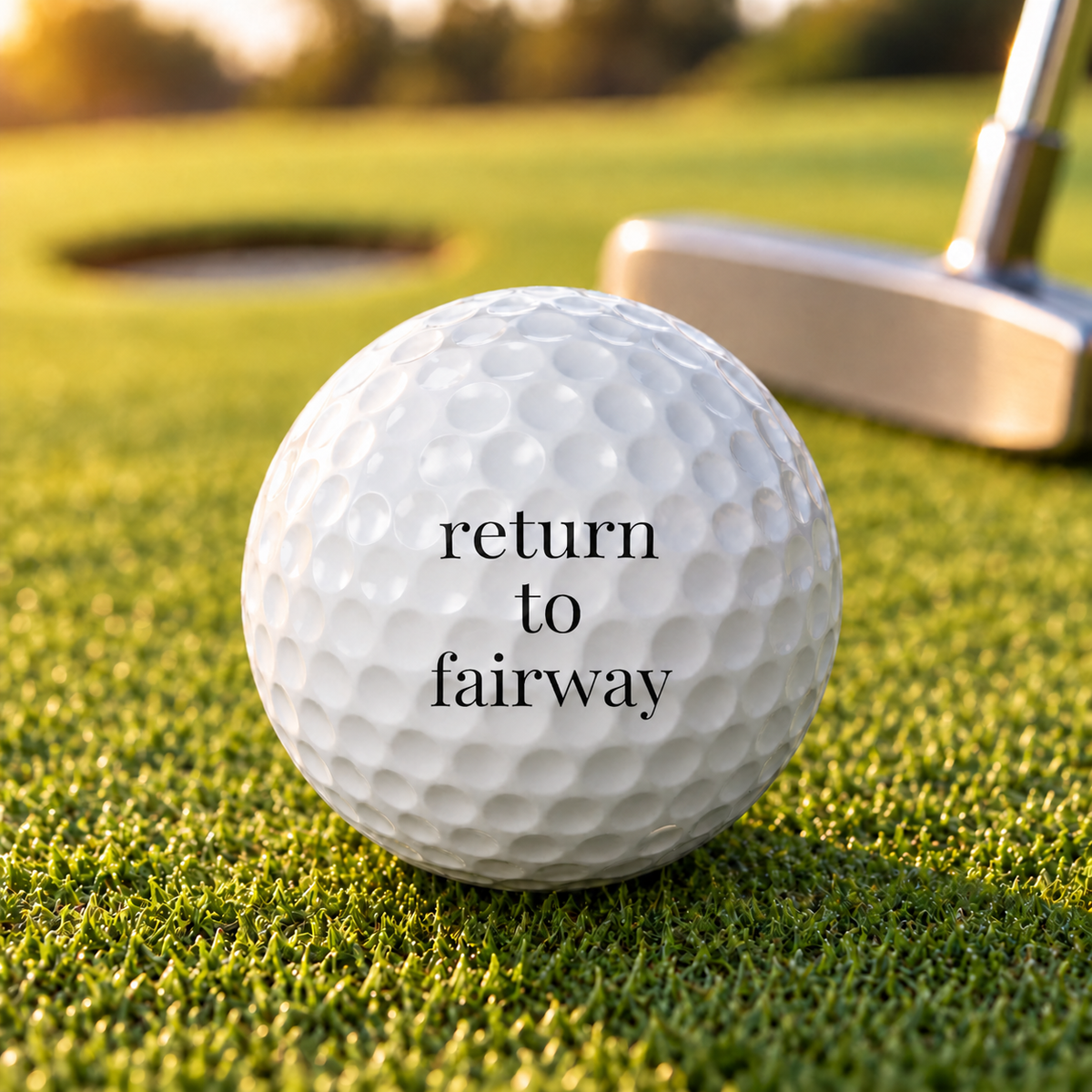 return to fairway golf balls - set of 6