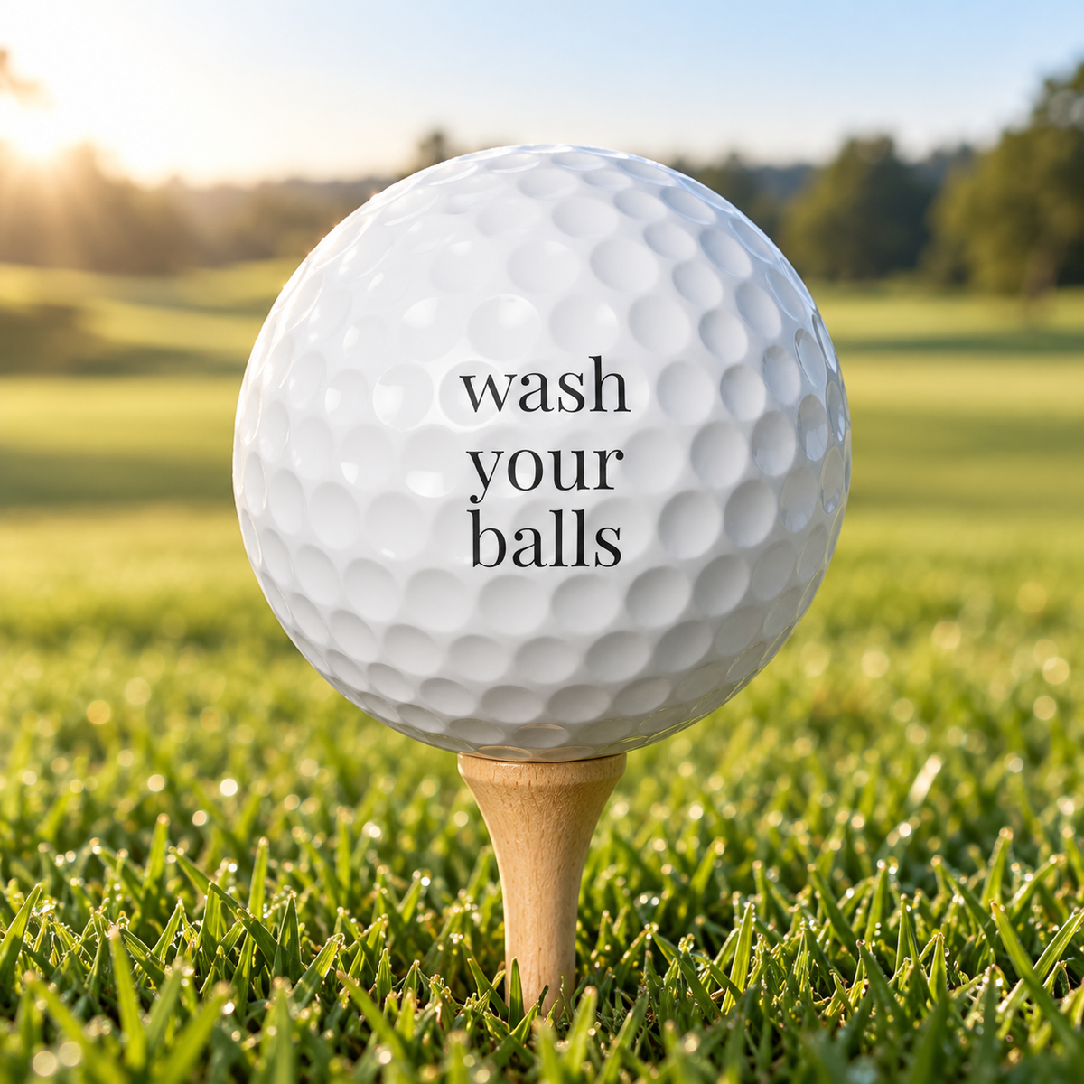 wash your balls golf balls - set of 6