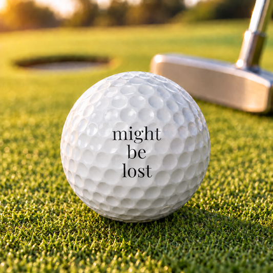 might be lost golf balls - set of 6