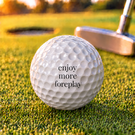 enjoy more foreplay golf balls - set of 6