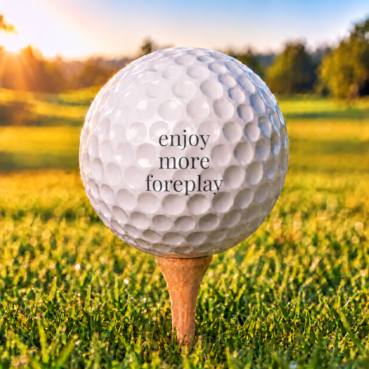 enjoy more foreplay golf balls - set of 6