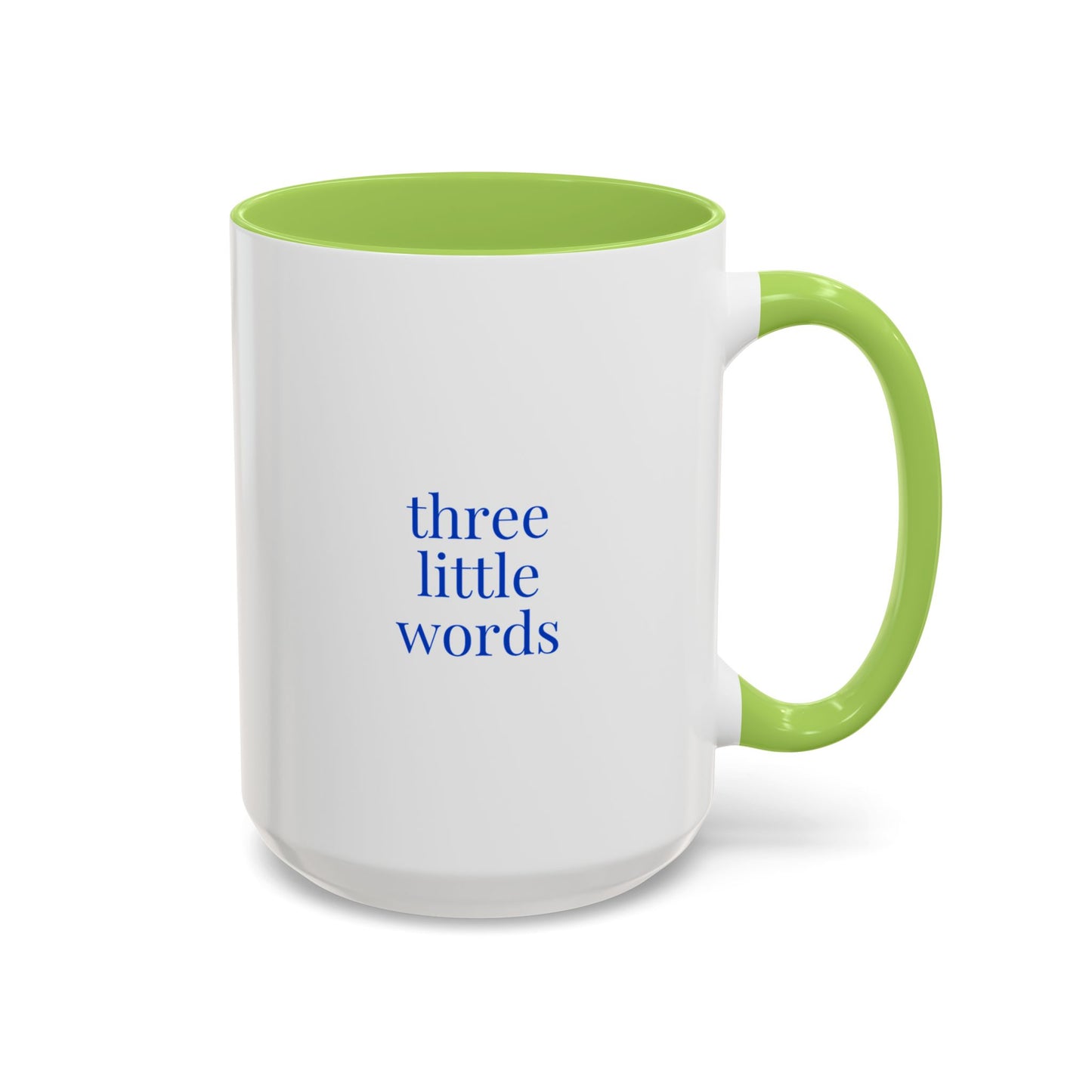 Red Accent Coffee Mug 15 oz Template
