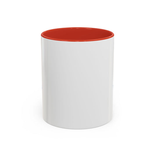 Red Accent Coffee Mug 15 oz Template