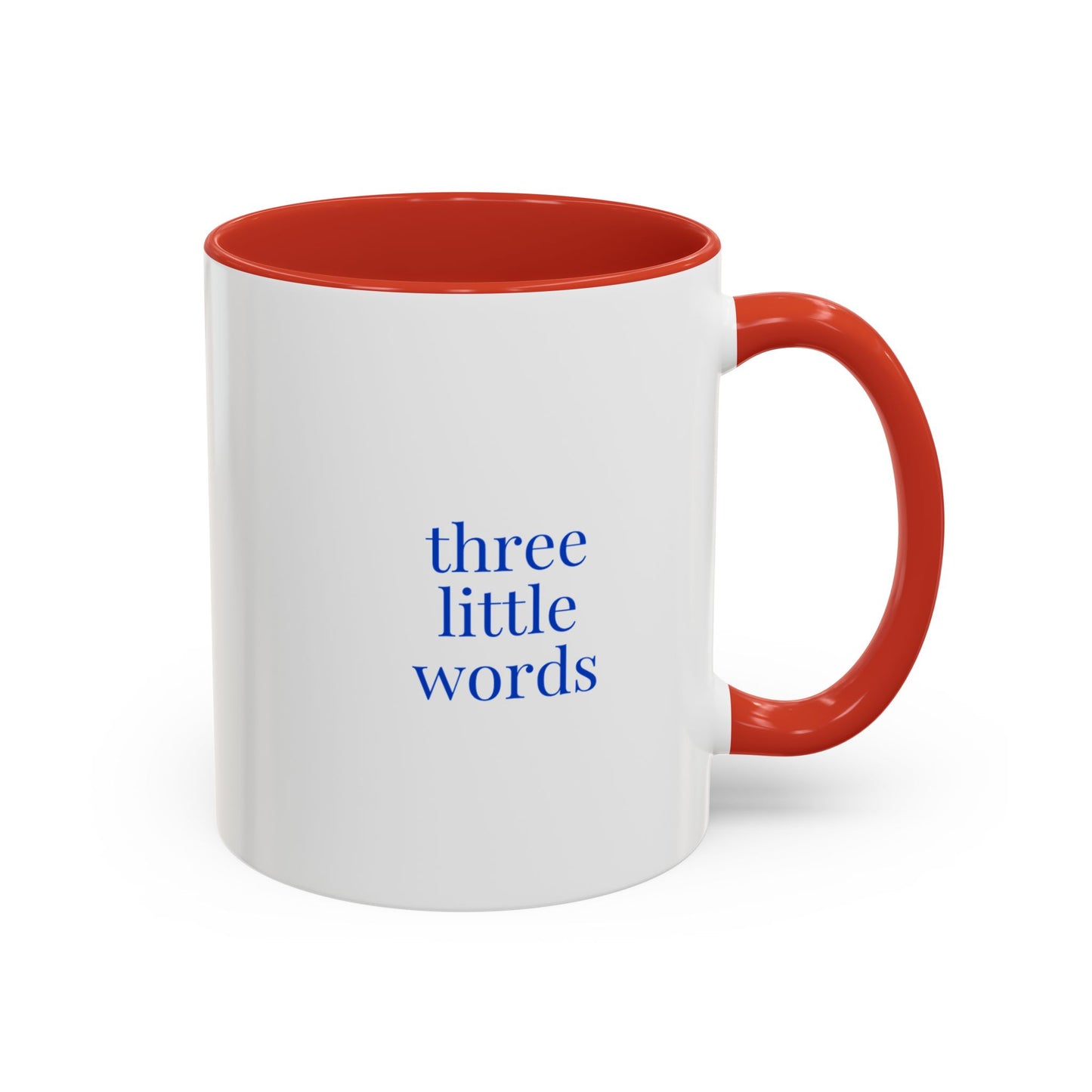 Red Accent Coffee Mug 15 oz Template