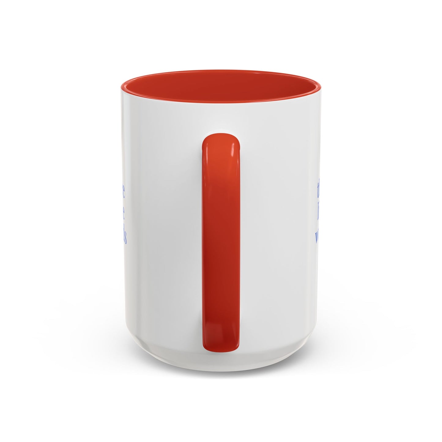 Red Accent Coffee Mug 15 oz Template