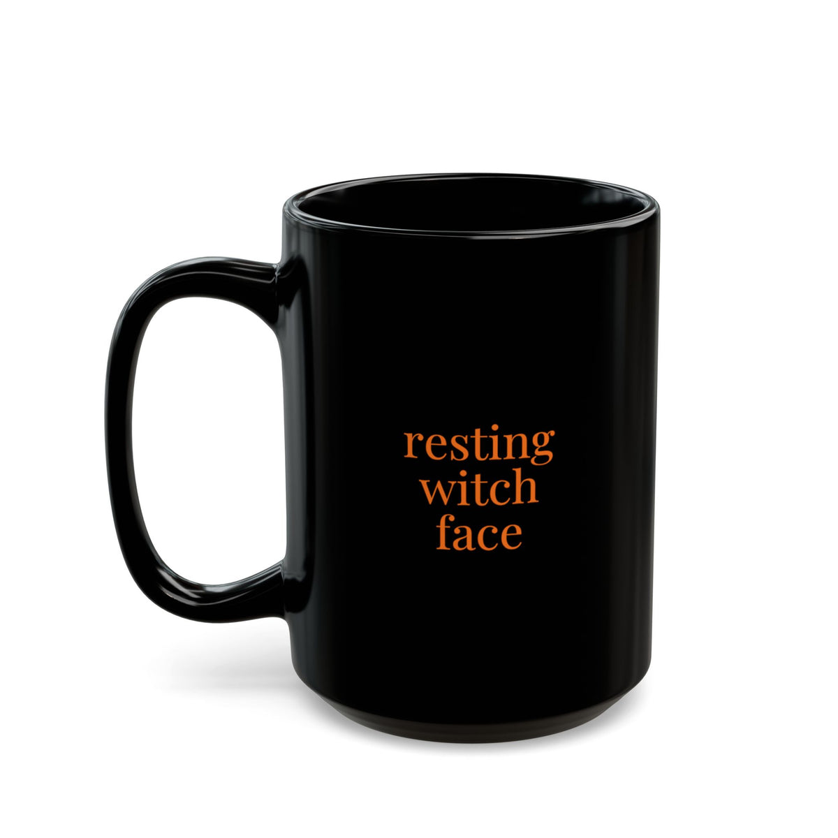 resting witch face 15 oz mug